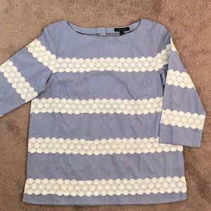 Banana Republic Chambray Top, Sz L